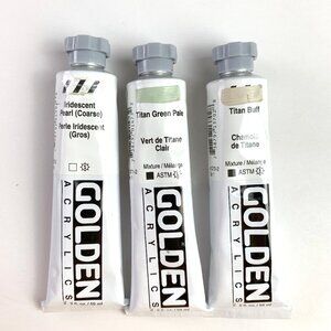 Golden Heavy Body Acrylics 60ml tubes - Three (3) Tubes (Bundle #2)